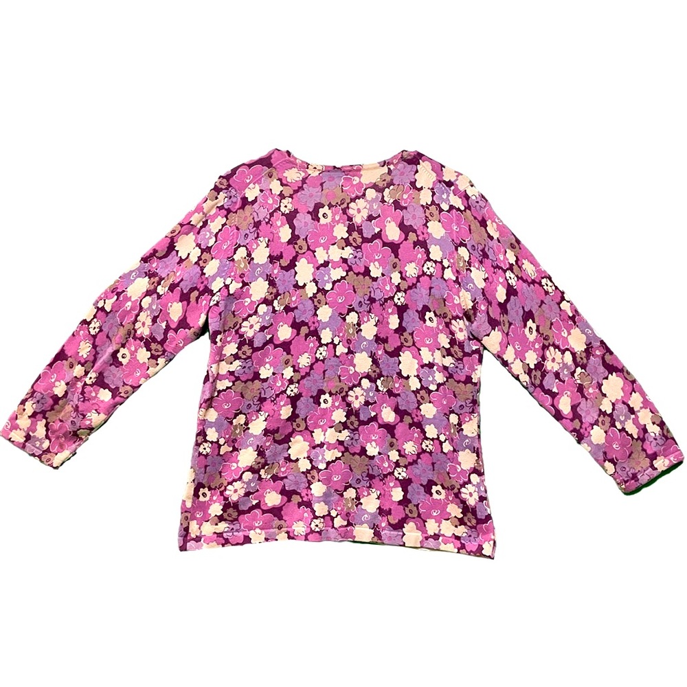 Pink Flower Sweater